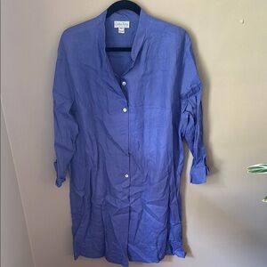 Coldwater Creek Purple Linen Dress - XXL